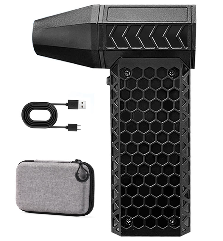 Портативний потужний турбовентилятор Turbo Fan Jet: потужність 130000 об/хв, швидкість потоку 52 м/с, фото 1