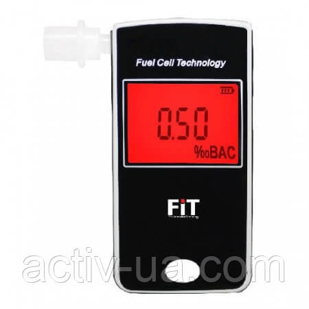 Алкотестер FIT303-LC з електрохімічним датчиком, мундштуками, пам'яттю