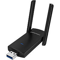 Wi-Fi — USB адаптер COMFAST 2 діапазони 2.4 + 5 ГГц 1300 Мбіт/с