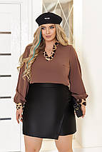 Блуза жіноча з довгими рукавами "Briana" | Норма і батал, фото 3