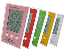 Цифровий термо-гігрометр/годинники для дитячої кімнати CX-201