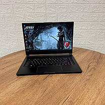 Ігровий ноутбук Б-клас MSI GS65 Stealth 9SF/ 15.6" 1920x1080/ i7-9750H/ 16GB RAM/ 512GB SSD NVMe/ RTX 2070 8GB, фото 3
