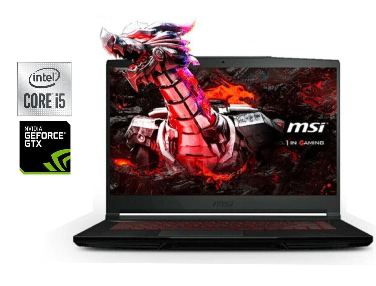 Ігровий ноутбук MSI GF63 Thin 10SC/ 15.6" 1920x1080/ i5-10500H/ 16GB RAM/ 128GB SSD NVMe+1000GB HDD/ GTX 1650 4GB