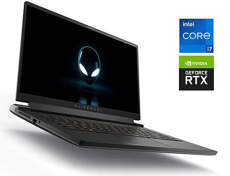 Ігровий ноутбук Б-клас Dell Alienware m15 R6/ 15.6" 2560x1440/ i7-11800H/ 32GB RAM/ 1000GB SSD/ RTX 3070 8GB, фото 1
