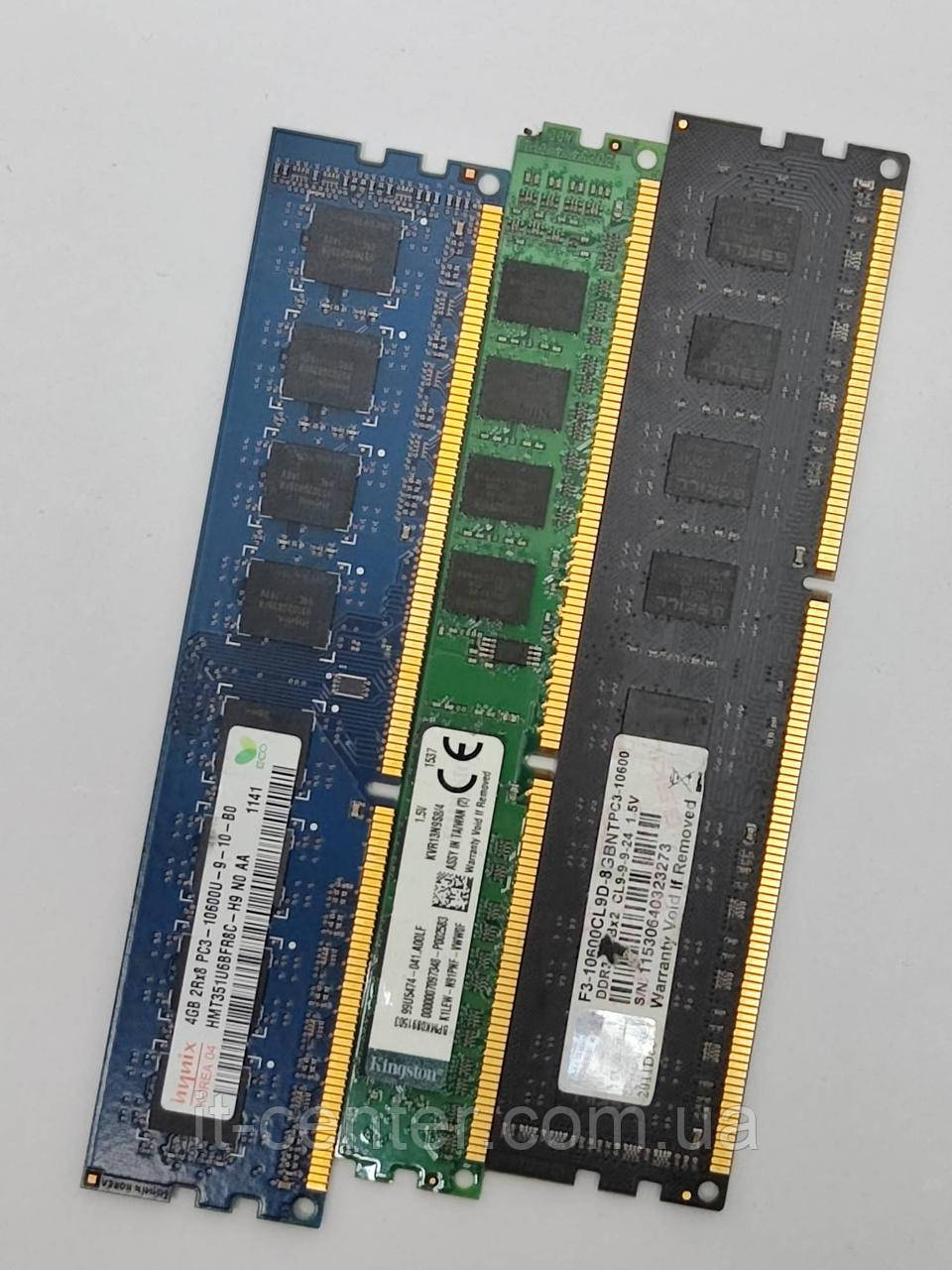 Оперативна пам'ять DDR3-1333 4Gb PC3-10600 (Б.В.)