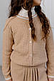 Дитяча кофта Герда бежева ART KNIT, фото 7