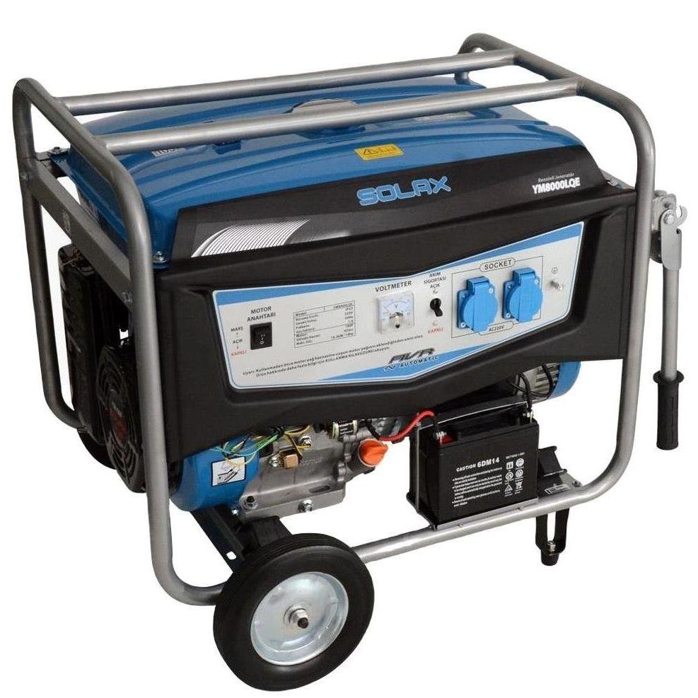 Бензиновий генератор SOLAX YM8000LQE, фото 1