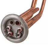 Тен фланцевий для бойлера 3401336 Thermowatt 2000W (мідний) фланець 64mm L=335mm (під анод M4), фото 3