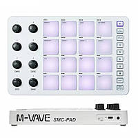 Бездротовий MIDI-контроллер M-VAVE SMC-PAD white