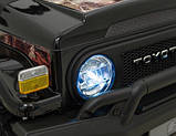 Дитяча акумуляторна машинка Toyota FJ Cruiser Чорна, фото 5
