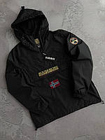 Анорак NAPAPIJRI чоловіча куртка спортивна Напапідджрі весна осінь вітровка весняна осіння чорний