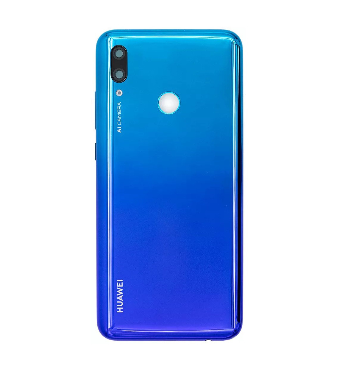 Задня кришка для смартфону зі склом камери Huawei Y7 2019, Original PRC, синя