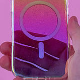 Чохол TPU Galaxy Sparkle (MagFit) для Apple iPhone 16e (6.1") Chroma+Glitter, фото 4