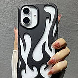 Чохол TPU WinFire для Apple iPhone 16 (6.1") Black, фото 4