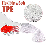 Екзотичний фалоімітатор 26 см, Рельєфний фалос на присосці, Ділдо для вагінальної стимуляції, Інтимні іграшки, фото 10