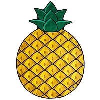 Підстилка для пляжу Ананас, 142х135 см / Килимок для пляжу / Пляжне покривало / Пляжний килимок