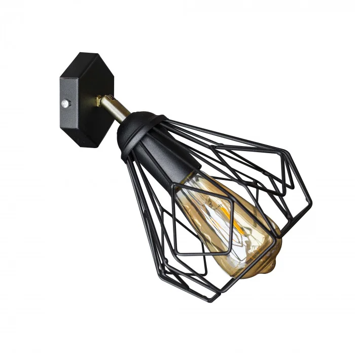 Бра в стилі лофт NL538-1 чорний