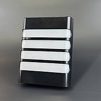 Вуличний світильник під навіс настінний 24W 5000K IP54 прямокутний з решіткою