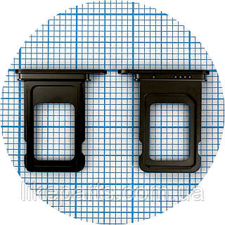 Тримач SIM карти Apple iPhone 15 Pro, 15 Pro Max (сірий на 1 SIM)