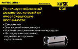 Свисток NITECORE NWS10 з титанового сплаву, фото 10