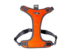 Шлея для собак HL-8005-1 orange M, 30-36 см/38-64 см (7281) ТМ ANIMALL
