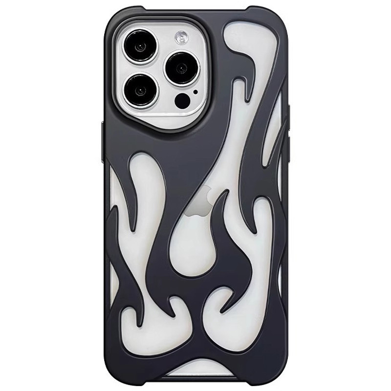3D TPU чохол WinFire для Apple iPhone 16 Pro (6.3") | Металік Black