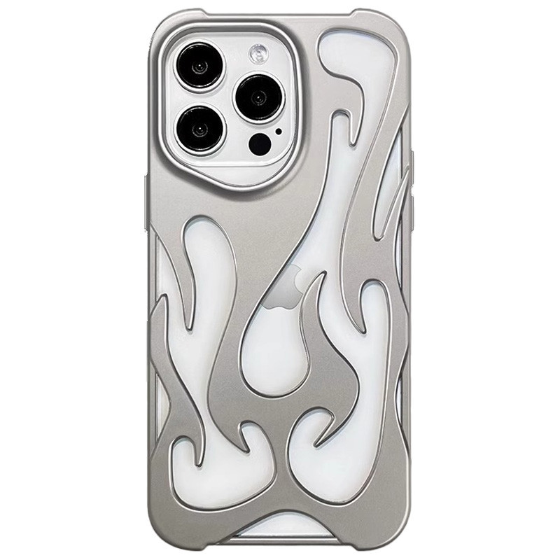 3D TPU чохол WinFire для Apple iPhone 16 Pro (6.3") | Металік Silver