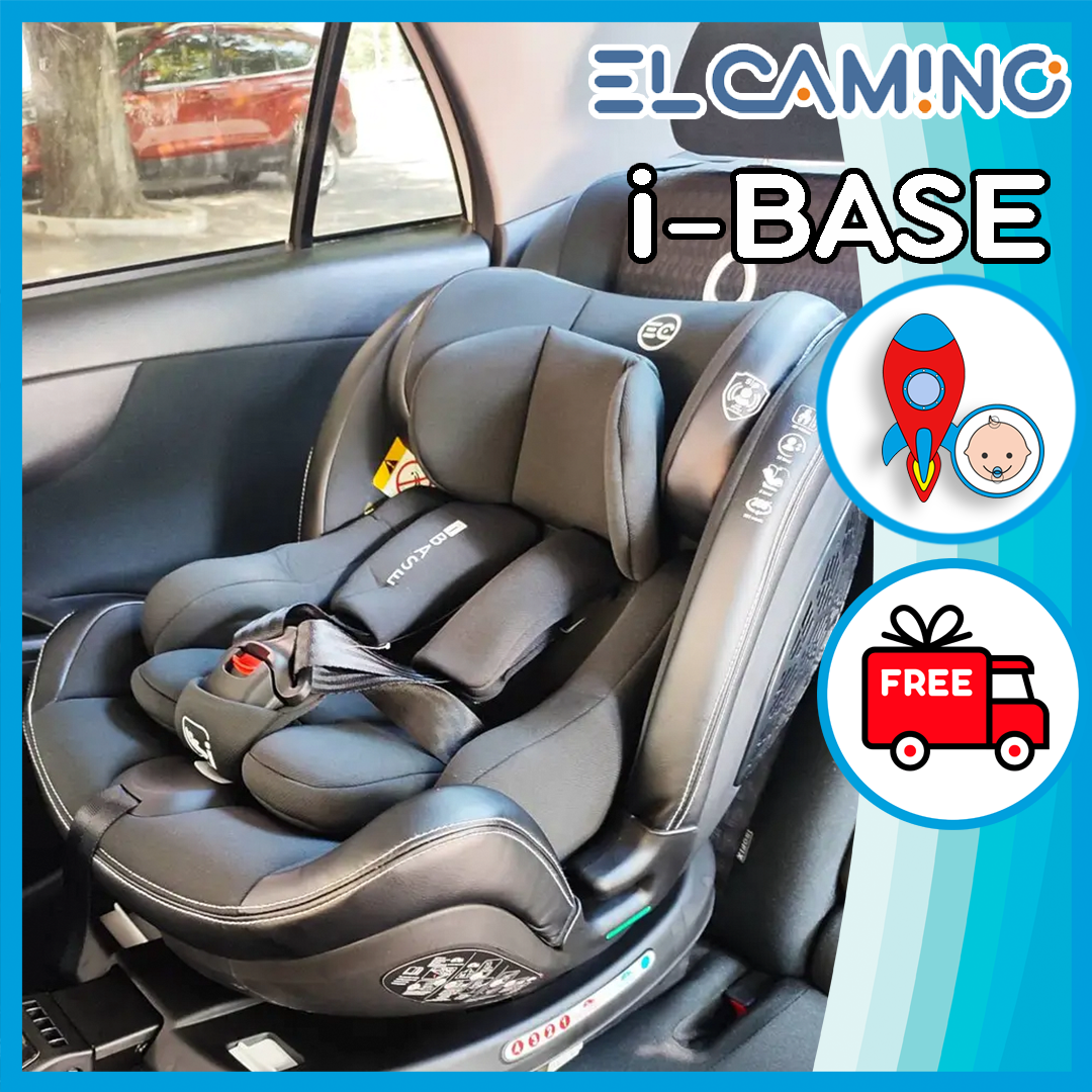 Дитяче поворотне автокрісло з Isofix El Camino ME 1109 i-BASE з народження та до 12 років