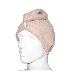 Шапочка чалма махрова м.Ф-133 ТМ Ярослав беж