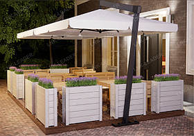 Літнє кафе «Тип 2 із парасольками» Подіум 4 х 6 м