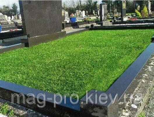 Декоративна штучна трава для кладовища Vista (7 мм), фото 1