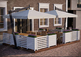 Літнє кафе «Тип 3» Подіум 4 х 6 м