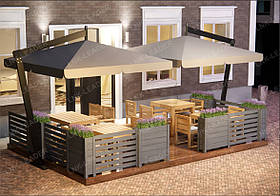 Літнє кафе «Тип 3» Подіум 4 х 6 м