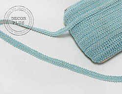 Тасьма декор. "В'юнок" 1,2 см блакитна