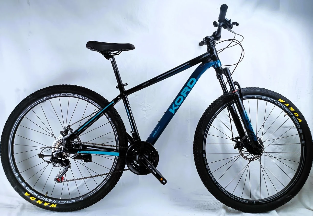 Велосипед гірський спортивний 29" Corso Kord KR-11278 синій на зріст 156-170