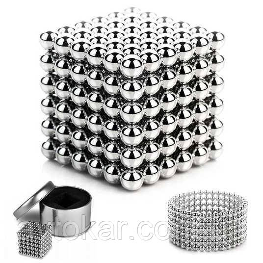 Неокуб, neocube 4,5 мм, нікель. 216 кульок ORG, фото 1