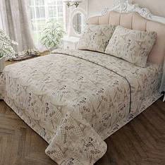 Набір постільної білизни в пастельному кольорі бавовни 100% бязь Голд Люкс полуторний 150х220 (BL1.5-403)