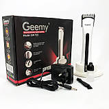 Бездротові машинки для стрижки GEMEI, Хороший бездротовий триммер, Миюча машинка для стрижки ZJ-13, фото 10