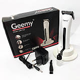 Бездротові машинки для стрижки GEMEI, Хороший бездротовий триммер, Миюча машинка для стрижки ZJ-13, фото 5