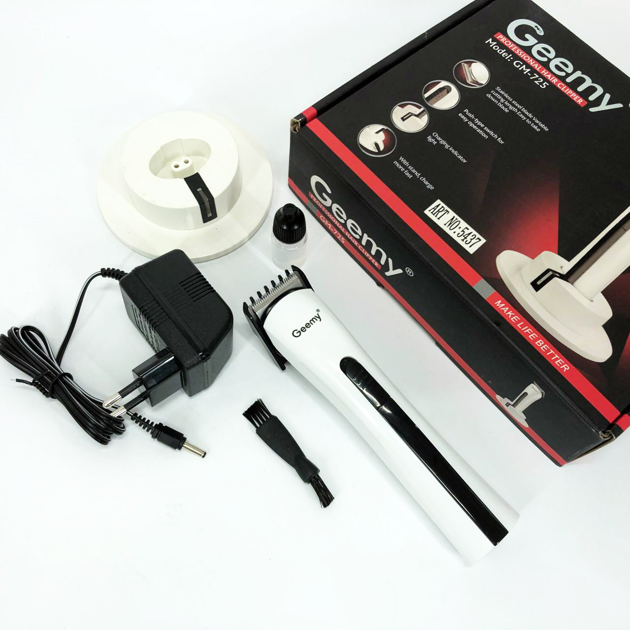 Бездротові машинки для стрижки GEMEI, Хороший бездротовий триммер, Миюча машинка для стрижки ZJ-13, фото 1