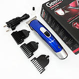 Беспроводной аккумуляторный триммер для стрижки волос Gemei, Машинка для стрижки волос и бритья LH-63, фото 10