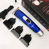 Беспроводной аккумуляторный триммер для стрижки волос Gemei, Машинка для стрижки волос и бритья LH-63, фото 6