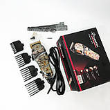 Професійна машинка для стрижки волосся з насадками, Електрична машинка тример для волосся і бороди YO-88, фото 6