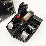 Професійна окантувальна машинка для стрижки волосся Geemy GM-853, Бритва тример машинка EW-47, фото 7