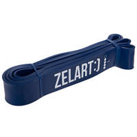 Гума петля для підтягувань та тренувань стрічка силова Zelart original Код POWER BANDS FI-0889-4 POWER BAND 25-57кг синій