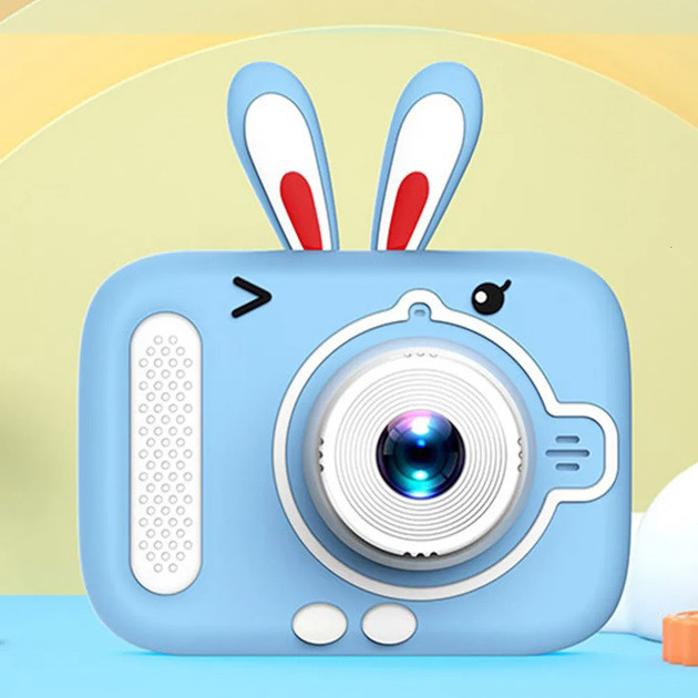 Дитячий цифровий фотоапарат X900 Rabbit GN-589 Колір: блакитний