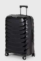 Велика пластикова валіза Three Birds 2024-13-2L чорний