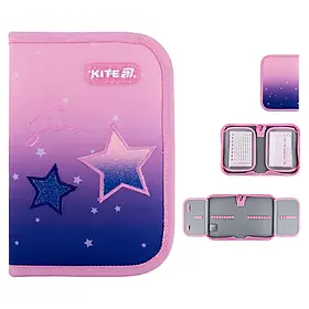 Пенал Kite 1відділеня 2відвороти без наповнення Kite Sparkling K25-622-1