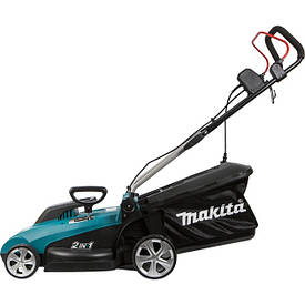 Газонокосарка електрична Makita (1400 Вт / висота скошування 20-75 мм / травозбірник 35л)
