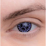 Сіель – Фіолетові Контактні Лінзи від ELITE Lens® | Кольорові лінзи для краси ( Нульовки ) | Крейзі/Косплей, фото 4